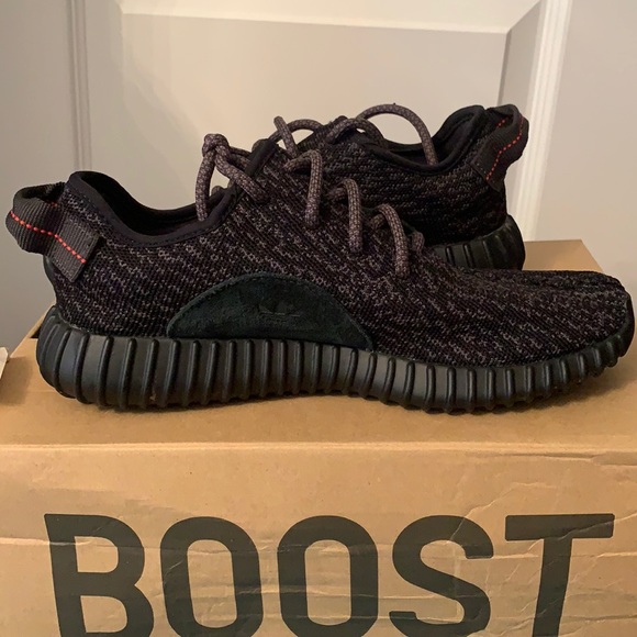 Yeezy boost 350 pirate black 2016 shoes - Picture 1 of 8